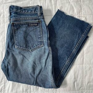Vintage Calvin Klein Blue Denim Jean Capris - 30